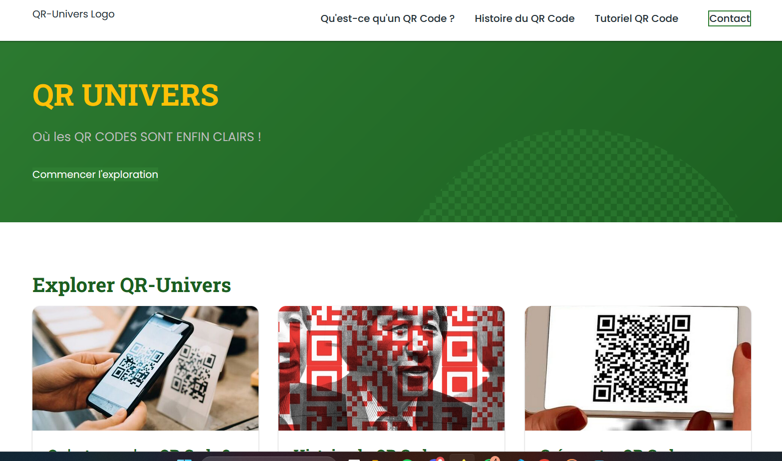 Site QR code